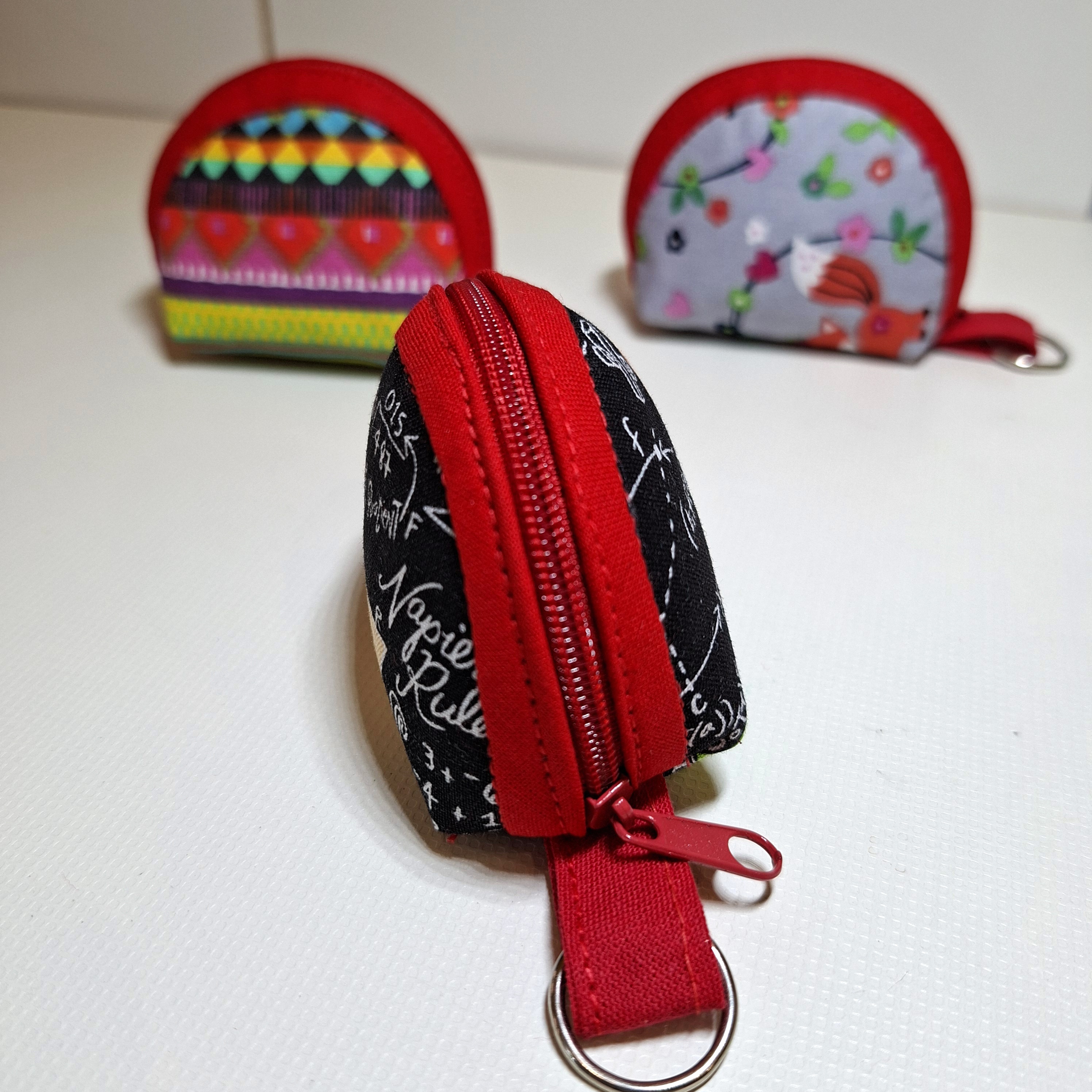 mini taštička vzorce