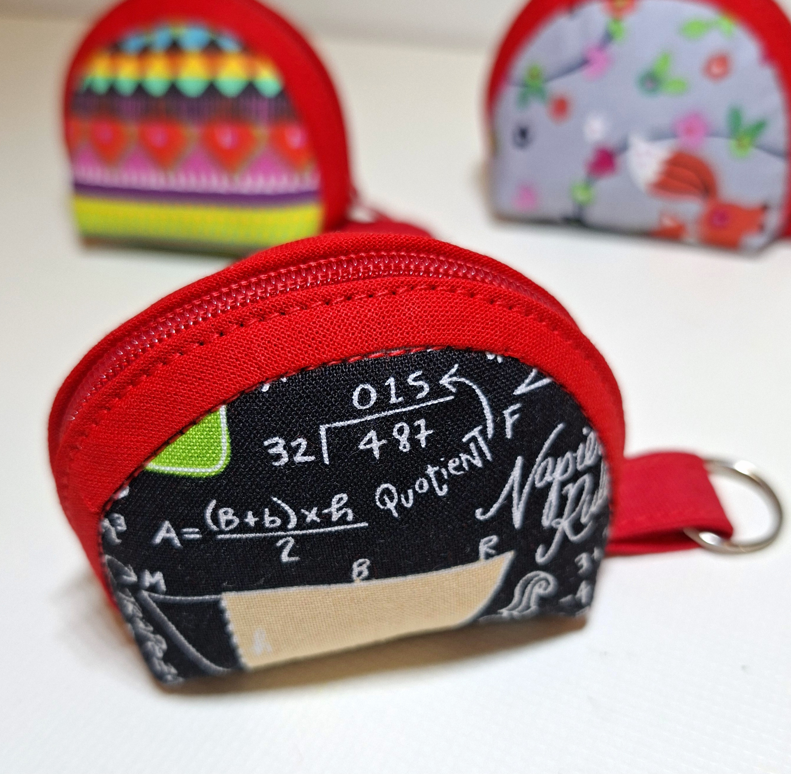 mini taštička vzorce