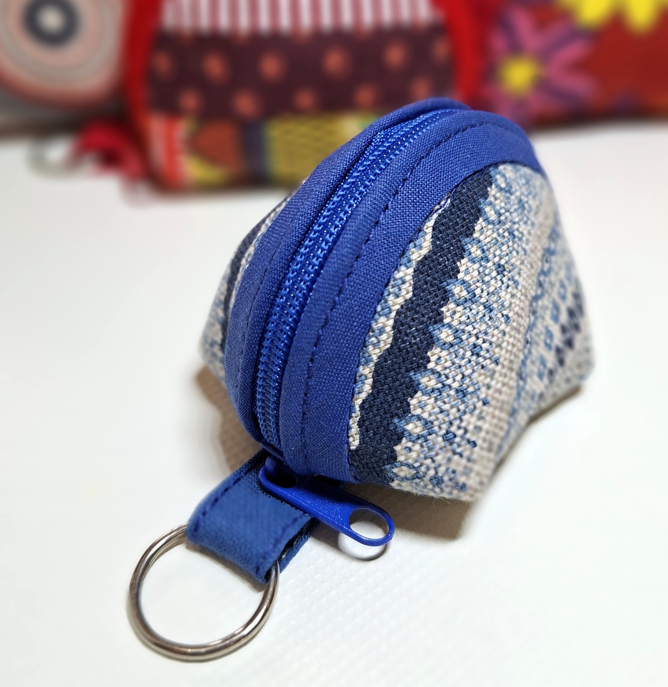 mini taštička modrá